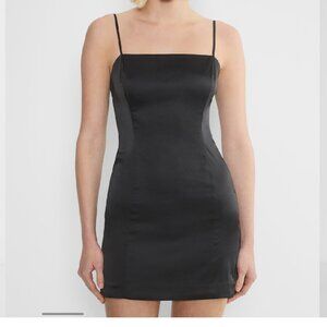 Aritzia Sunday Best Shimmer Dress black